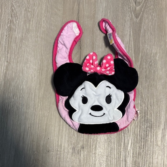 Pink and Black Kids Bib - Picture 1 of 2